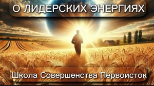 О ЛИДЕРСКИХ КАЧЕСТВАХ В НОВЫХ ПРОСТРАНСТВАХ