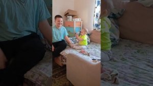 Мои внучата Леонардик,Машуля и Ариша