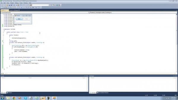 C# Beginners Tutorial - 41 - BinaryReader pt 1
