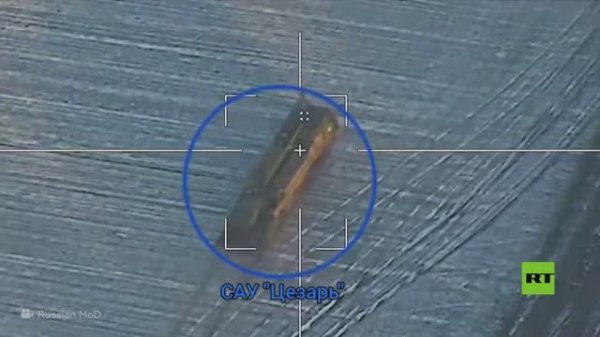 مسيرة روسية "لانسيت" تحرق مدفع قيصر الفرنسي في مقاطعة زابوروجيه