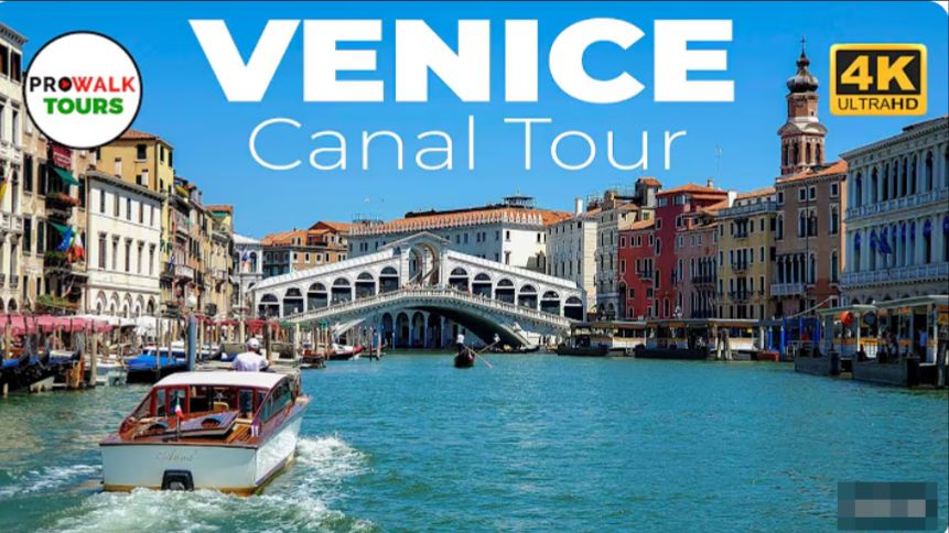 🚤 SmartTV 4К ➤ ⛪ Экскурсия по каналу в Венеции, Италия! 🏠 смотреть онлайн