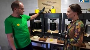 Отжим льняного сыродавленного масла