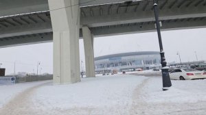 Метро Беговая и Зенит. Финский залив.