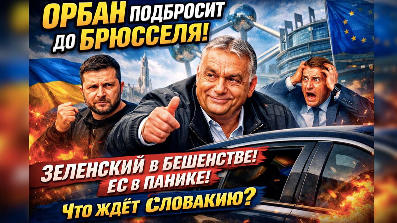 «СВОБОДНЫЙ БАГАЖНИК»: Орбан унизил Украину одной фразой, пока ЕС пинал его машину смотреть онлайн