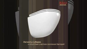 Унитаз подвесной Bauedge Bau Dream Hurricane3 BL0001-HQ3