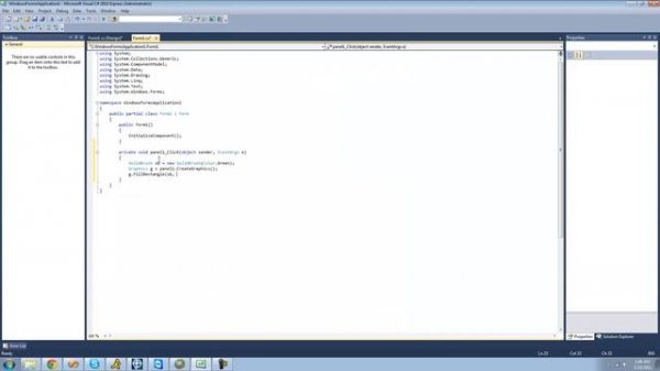 C# Beginners Tutorial - 119 - Drawing Shapes