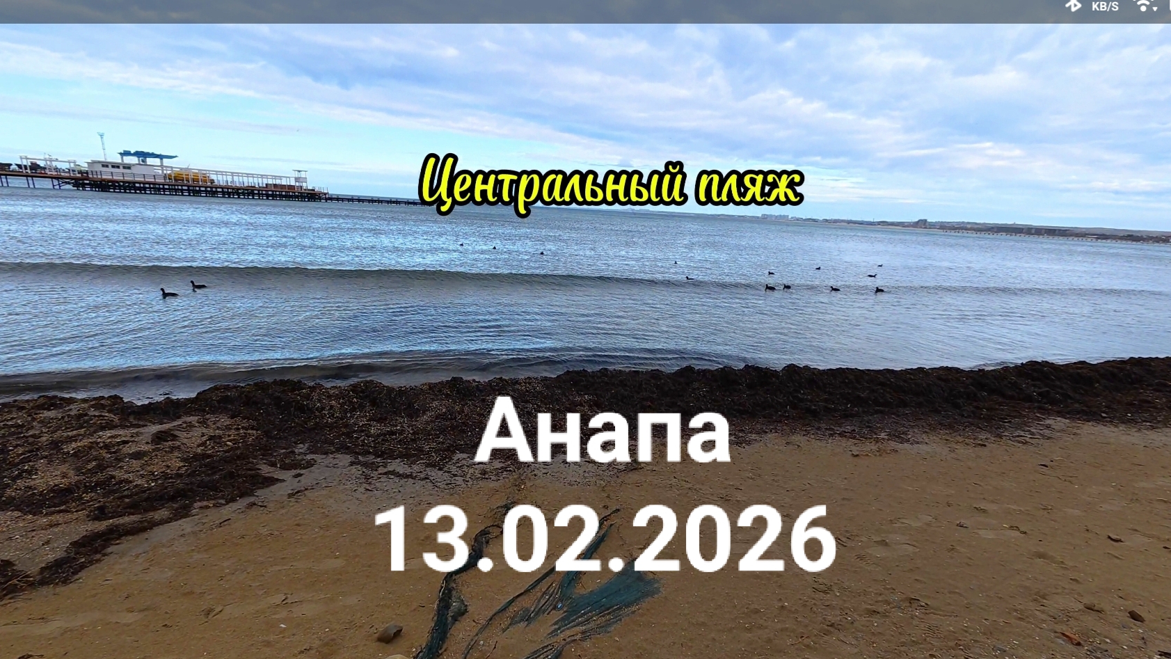Анапа 13.02.2026 Центральный пляж смотреть онлайн