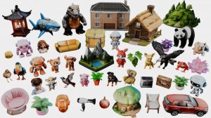 создание моделей в китайской нейросети Tencent