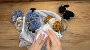 Обзор китайской пряжи. Мастер-класс по вязанию козы крючком. Амигуруми коза