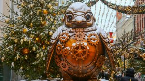 Прогулки по Новогодней Москве.Кузнецкий мост.Камергерский переулок.