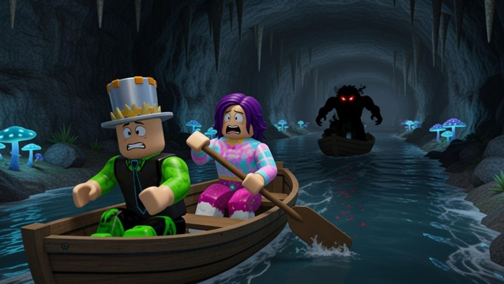 НИКОГДА НЕ ПУТЕШЕСТВУЙ НА ЛОДКЕ в ROBLOX! Но ПАПА и ДОЧКА НЕ ПОСЛУШАЛИСЬ! смотреть онлайн