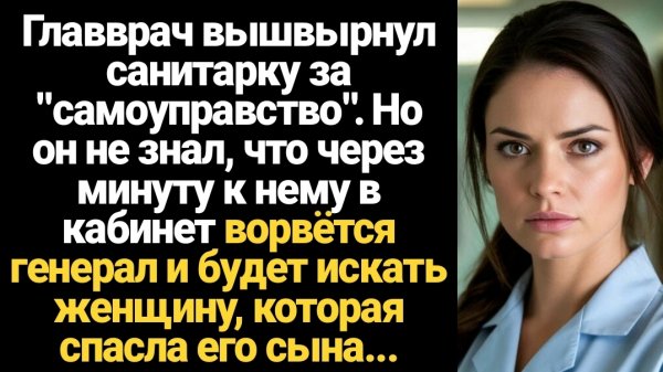 ИСТОРИИ ИЗ ЖИЗНИ/Главврач вышвырнул санитарку за самоуправство, но он не знал, что через минуту к не