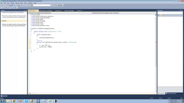 C# Beginners Tutorial - 140 - Splash Screen смотреть онлайн