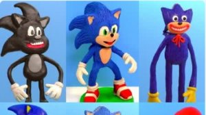 SONIC 😱 Моя Коллекция фигурок из пластилина | Видео Лепка