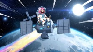 "Просто обычный день на работе в космосе... 🧑🚀🛰️"