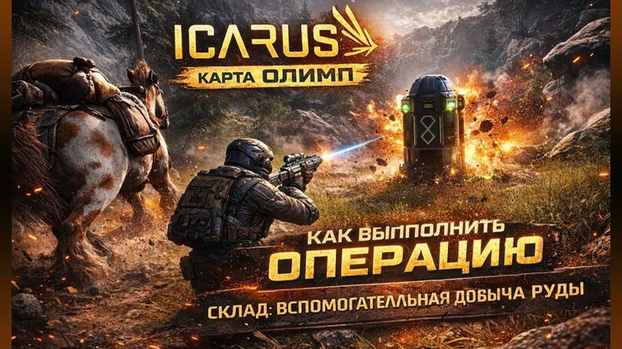 Icarus►как пройти операцию► склад: вспомогательная добыча руды►RTX 5070 смотреть онлайн