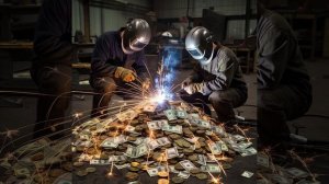 Минстрой заявил, что Сварщик в России может зарабатывать 500 тысяч рублей в месяц- Император решил.