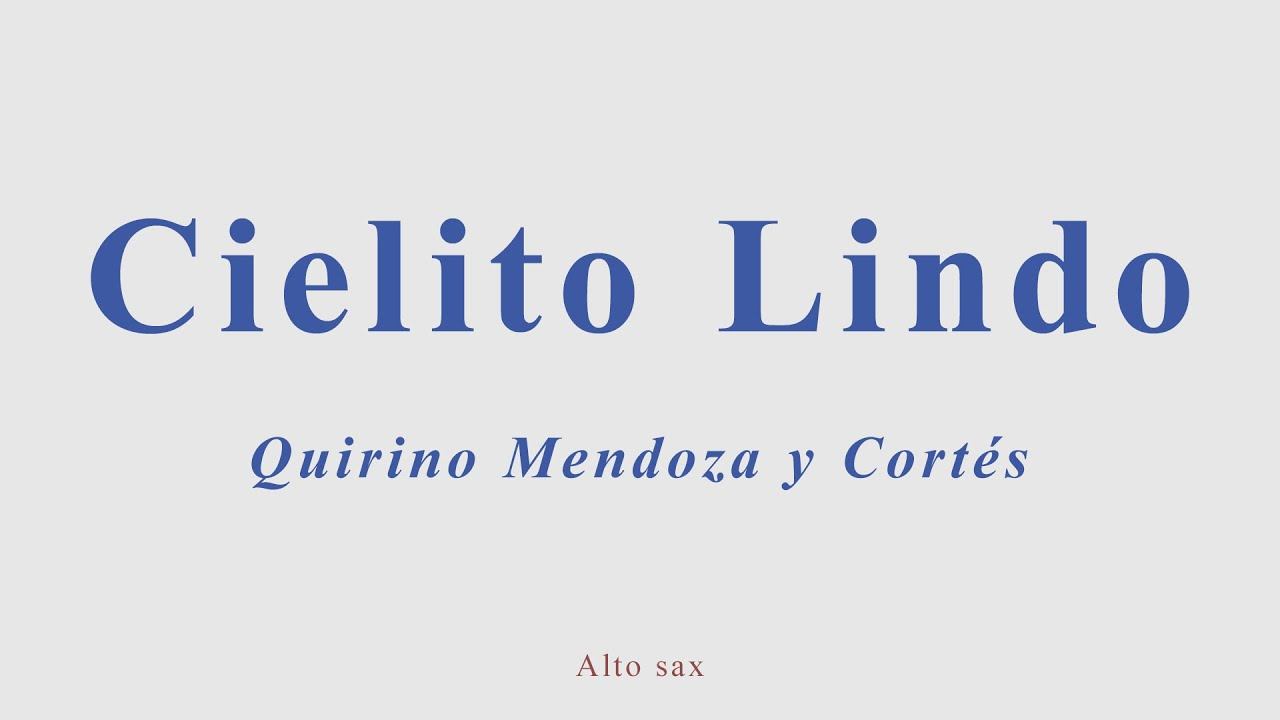 Cielito Lindo. Quirino Mendoza y Cortés. Alto sax cover смотреть онлайн