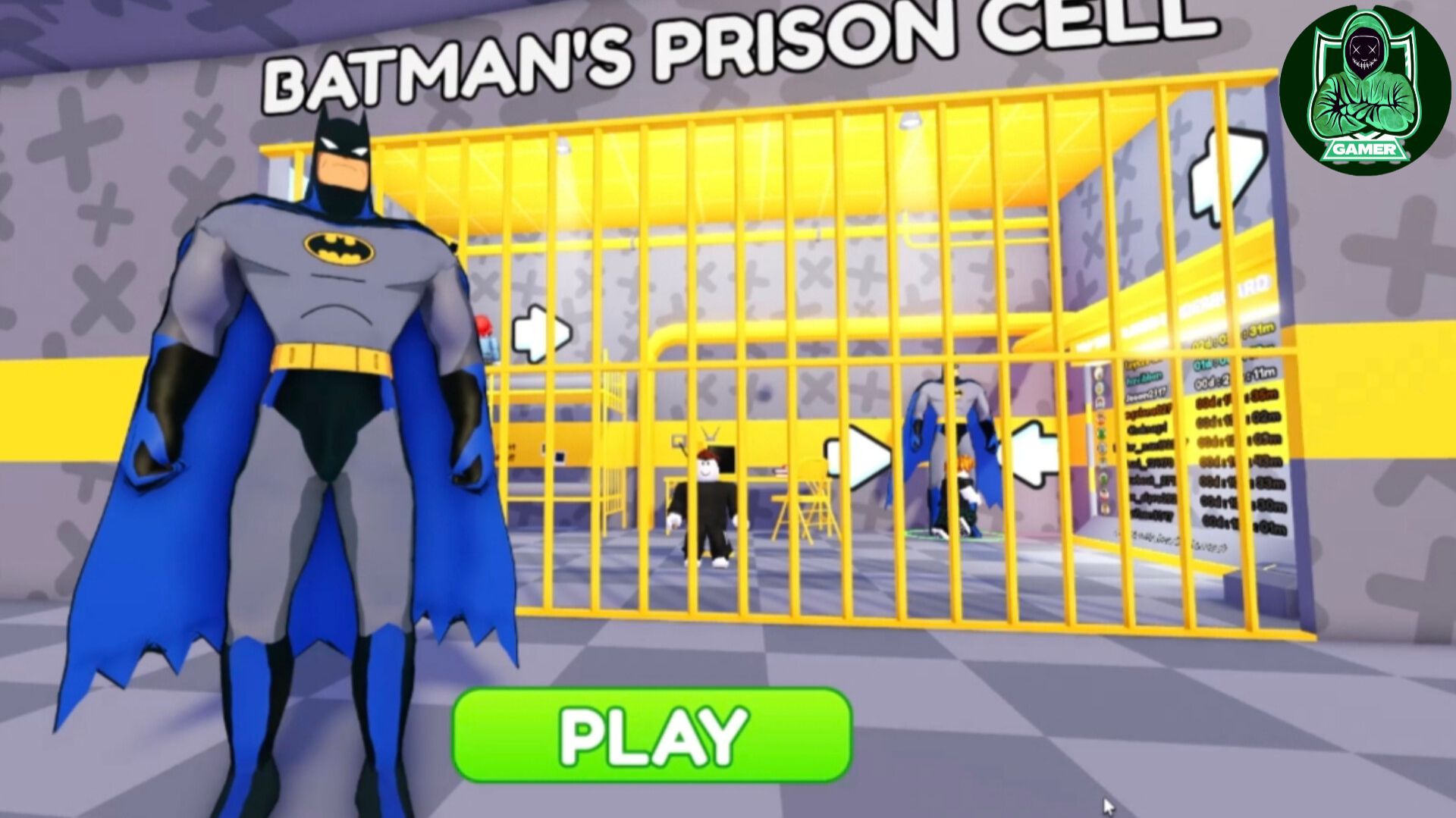 Побег из тюрьмы от бетмана - игровой процесс в roblox #роблокс #roblox смотреть онлайн