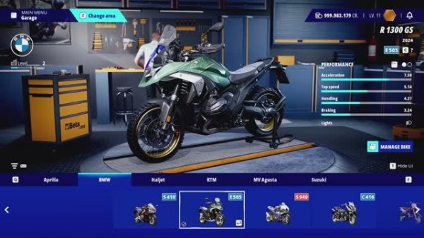 RIDE 6 NEW GAME на BMW по лесу