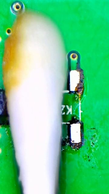 ЗАМЕНА КНОПКИ ПОД МИКРОСКОПОМ