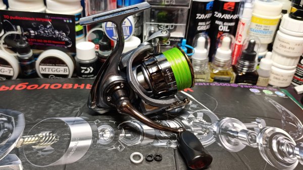 Разбор и техническое обслуживание Daiwa 15 Luvias