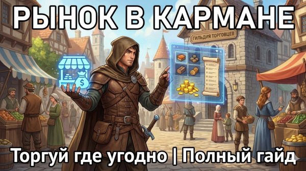 НЕ БЕГИ К NPC! Как пользоваться рынком в The Quinfall из любой точки города.