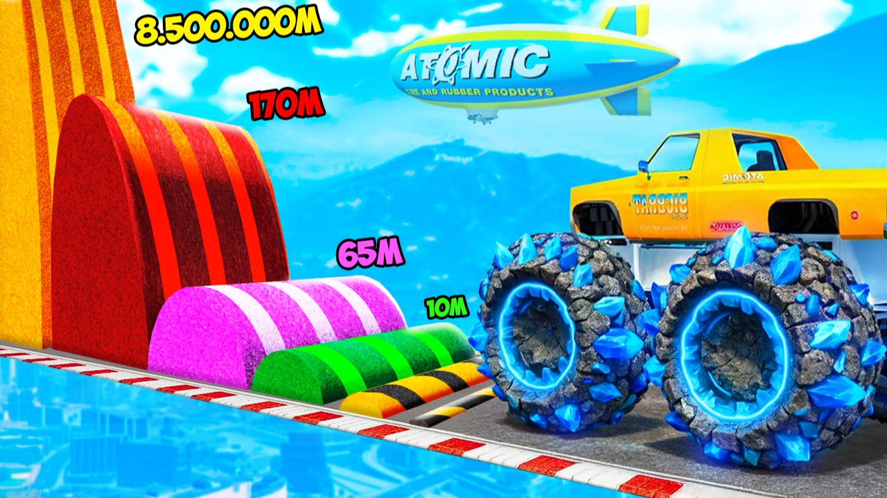 СМОЖЕТ ЛИ ОГРОМНЫЙ МОНСТР ТРАК ПРОЕХАТЬ ПО ЛЕЖАЧИМ ПОЛИЦЕЙСКИМ В ГТА 5! ЭКСПЕРИМЕНТЫ В GTA 5!