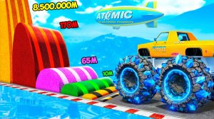 СМОЖЕТ ЛИ ОГРОМНЫЙ МОНСТР ТРАК ПРОЕХАТЬ ПО ЛЕЖАЧИМ ПОЛИЦЕЙСКИМ В ГТА 5! ЭКСПЕРИМЕНТЫ В GTA 5!