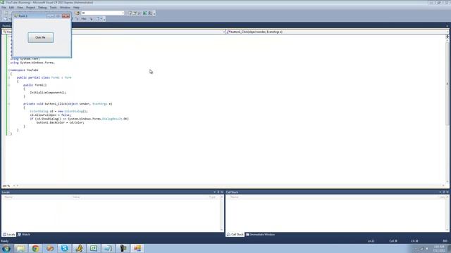 C# Beginners Tutorial - 81 - ColorDialog смотреть онлайн