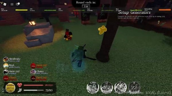 Roblox - Forsaken 100 Lvl on Slasher