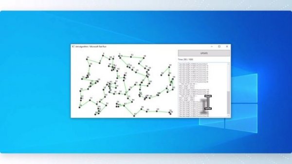 Travelling salesman problem (TSP) / Ant colony optimization