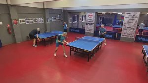 Коренюгин А. (741) - Халаджиев П. (616) настольный теннис 10.02 Малиновый 400+ турнир