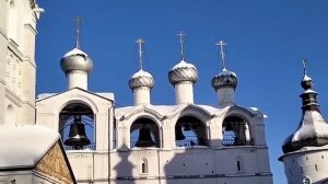Небольшой благовестийный концерт Ростовской звонницы в морозную солнечную погоду 31.01.2026 г.