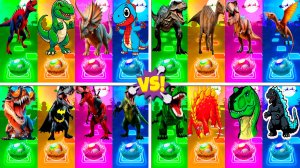 Динозавры МЕГАМИКС 313-316 уровни - Мультики про Динозавров | МУЛЬТФИЛЬМЫ ДИНОЗАВРЫ в Tiles Hop