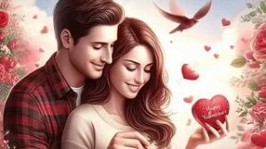 Мелодия сердец. С днём всех влюбленных. Трогательная музыкальная открытка.