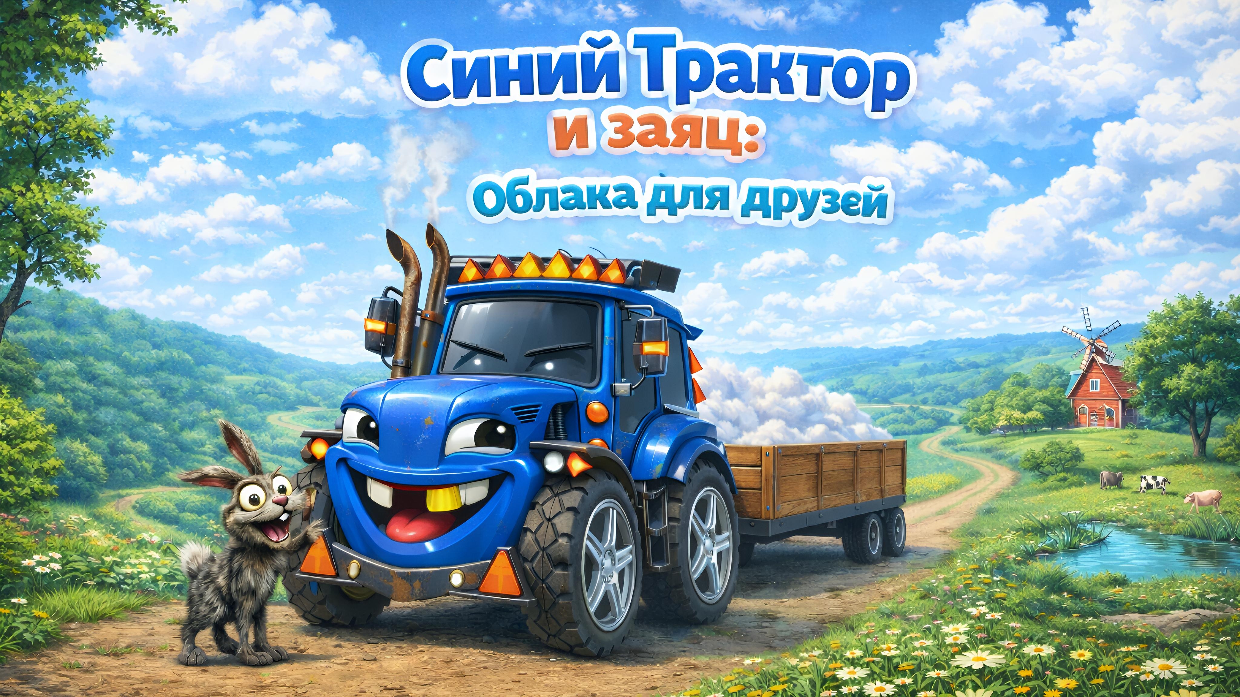 Синий Трактор и заяц: Облака для друзей