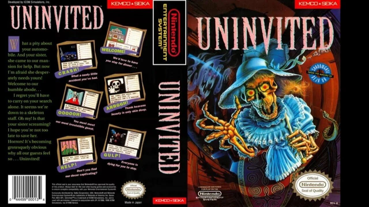 Uninvited (NES) смотреть онлайн