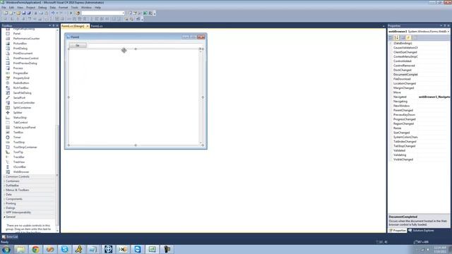 C# Beginners Tutorial - 105 - WebBrowser Control pt 1 смотреть онлайн