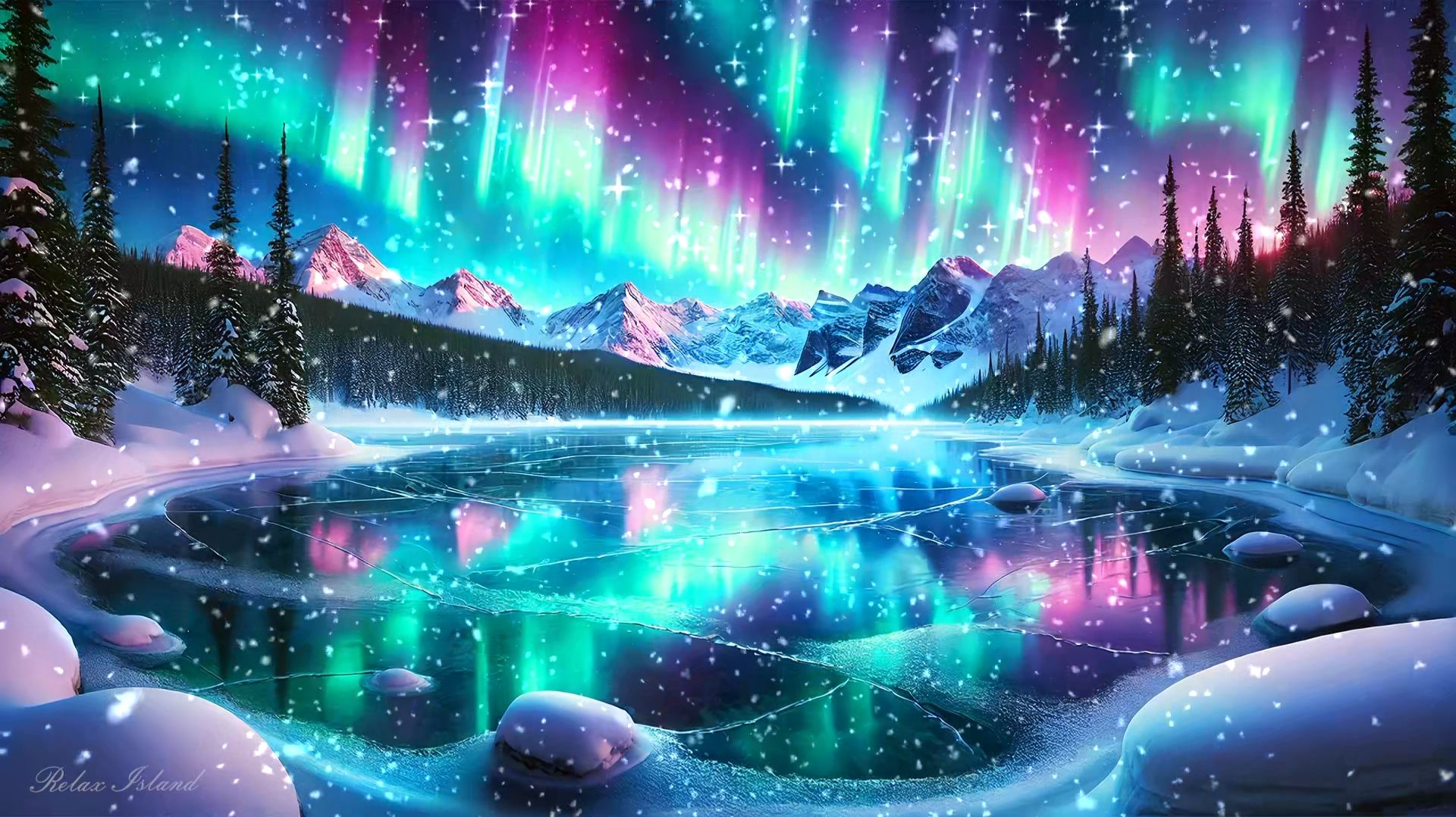 ❄️ БЫСТРО УСПОКАИВАЮЩАЯ МУЗЫКА ДЛЯ СНА 🎵 ЗИМНЯЯ РАССЛАБЛЯЮЩАЯ МУЗЫКА ДЛЯ ДУШИ И ПОДАВЛЕНИЯ СТРЕССА смотреть онлайн