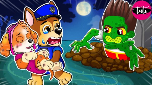Щенячий патруль и Маршалл. Залипательное видео. Мультфильм для детей и малышей. Анимация 238