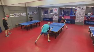 Чирков А. (736) - Коренюгин А. (741) настольный теннис 10.02 Малиновый 400+ турнир