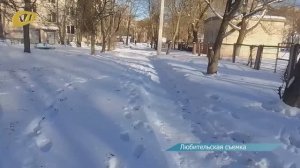 ЖЕЛЕЗНОГОРЦЫ ПОЖАЛОВАЛИСЬ НА НЕЧИЩЕННЫЕ ТРОТУАРЫ У ШКОЛЫ №7