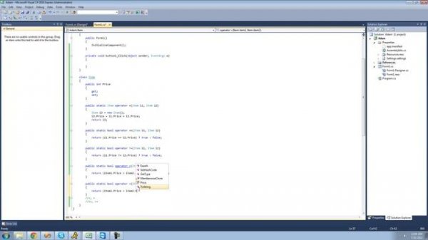 C# Beginners Tutorial - 150 - Overloading Operators pt 3
