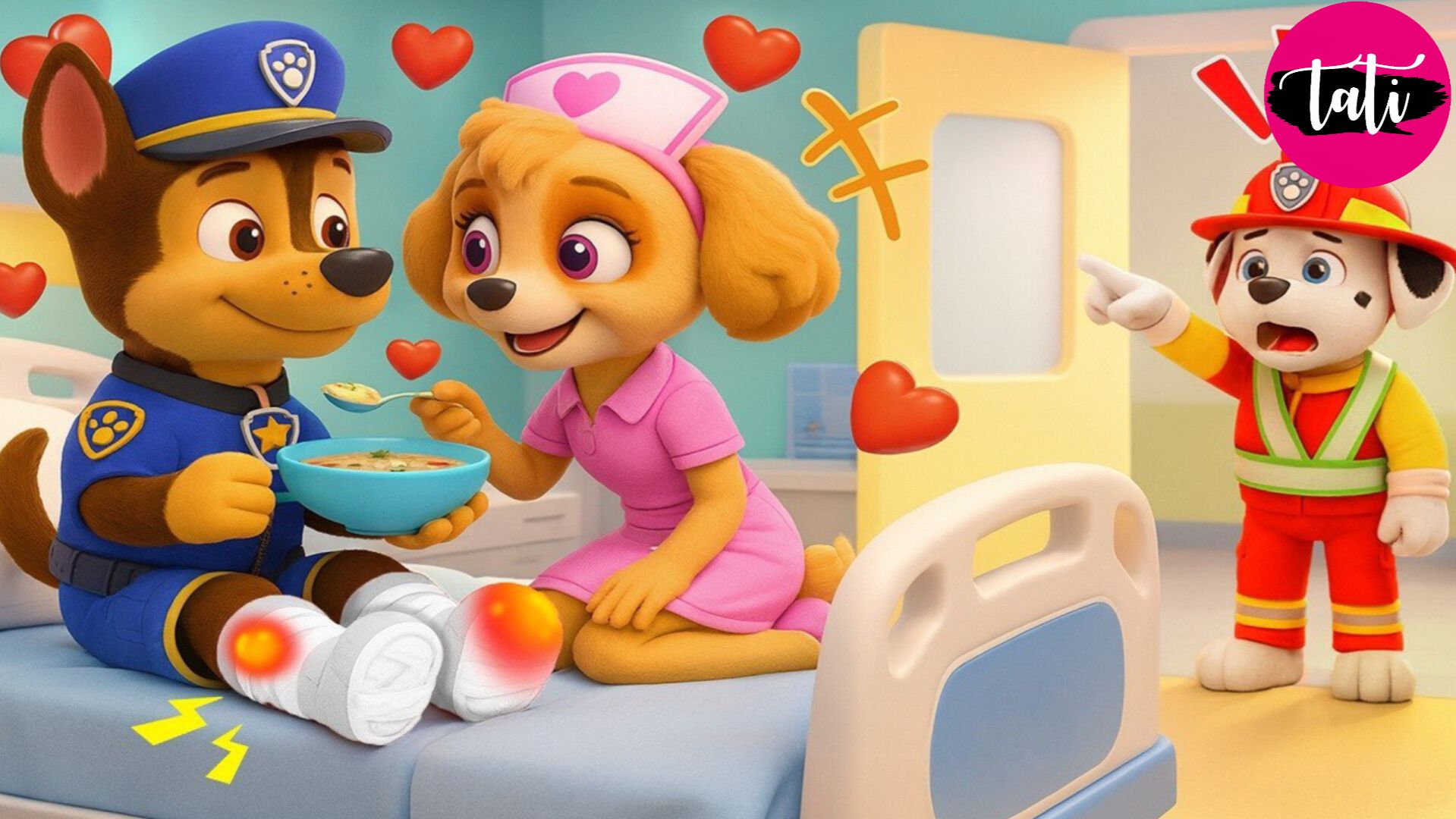 Щенячий патруль и Маршалл. Залипательное видео. Мультфильм для детей и малышей. Анимация 232 смотреть онлайн