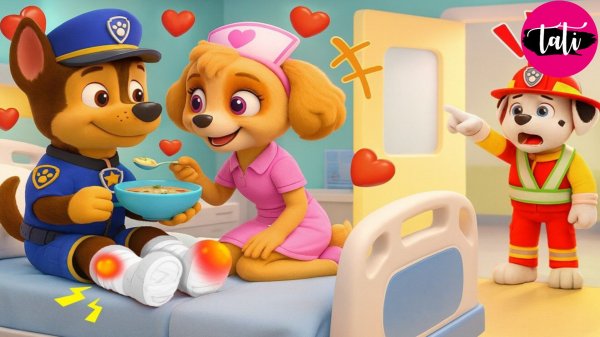Щенячий патруль и Маршалл. Залипательное видео. Мультфильм для детей и малышей. Анимация 232