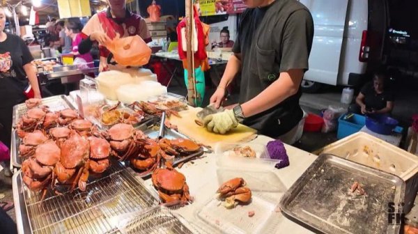 подборка уличной еды Малайзии