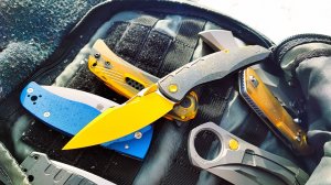 Как Вам ЗОЛОТОЙ? Складной нож Tuotown Krotos #unboxing #fishing #survival #hunting #edc #tactical