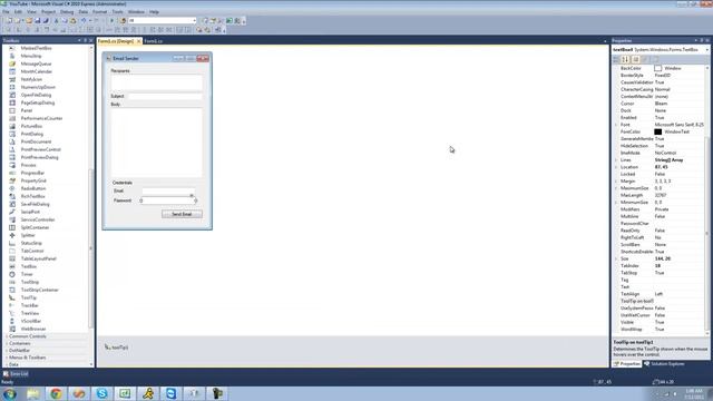 C# Beginners Tutorial - 74 - Project 1 Email Sender, pt 1 смотреть онлайн