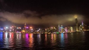 Чудеса ночного Гонконга! Бухта Виктории. Свето-музыкальное шоу Симфония огней!